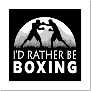 BOXING SHIRT - T SHIRT FOR BOXERS - SPARRING TSHIRT Posters and Art